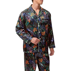 Easy Care <b>Men</b> Night Suit Short Sleeve Scoop Neck Shorts <b>Set</b> Drawstring Soft Breathable Lightweight Summer <b>Pajamas</b> Home - Product Image 5