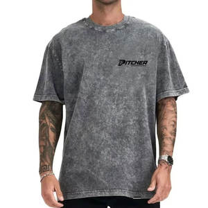 Camiseta Premium para Hombre con Lavado Ácido, Material Transpirable, Calidad Duradera, Ropa Casual Relajada y a la Moda - Product Image 1