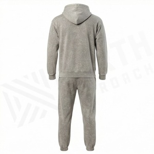 Chándal de Algodón Vintage con Logotipo Personalizado para Hombre, Estilo Acid Wash, Sudadera con Capucha, Ropa Deportiva, Ropa de Calle, Ropa Activa - Product Image 2