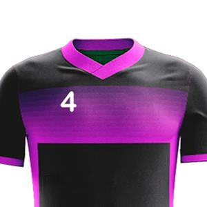 Venta caliente transpirable Slim Fit ropa deportiva uniforme de fútbol más exigentes uniformes de fútbol de color personalizado conjuntos de manga corta con estilo - Product Image 4