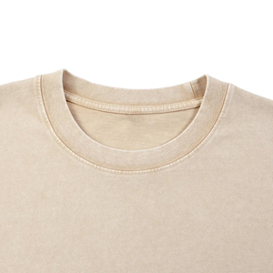 T-shirt d'été pour homme en pur coton 300G, tendance, décontracté, à manches courtes, coupe ample et oversize, nouveauté - Product Image 5