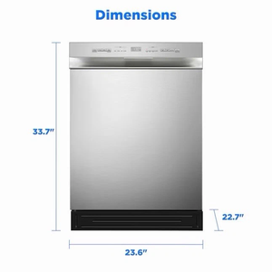 เครื่องล้างจานแบบฝังใน Open Box Midea 24  พร้อมระบบล้างแบบ Dishwasher  วัสดุสแตนเลส 52 d-B-A - Product Image 2