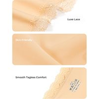 Culotte de bikini dos nu grande taille pour femme, couleur unie, bordure en dentelle, fine, pour l'été, en Spandex/Polyester, rose et bleu, pour adultes