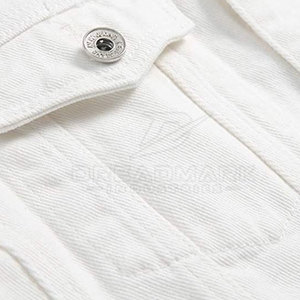 Veste en jean décontractée unie pour homme 2026 – Nouvelle mode streetwear confortable pour l'hiver avec boutons - Product Image 4