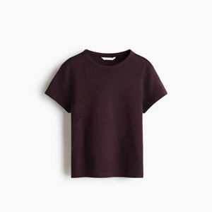 Camiseta de algodón para mujer, camiseta informal suave y transpirable, camiseta de manga corta con cuello redondo, ropa diaria de verano, Top de moda - Product Image 3