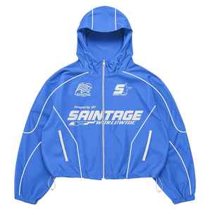 Chaqueta de Invierno Personalizada, Resistente al Agua y al Viento, con Ribete Reflectante, Estilo Jogger, Corte Holgado, Ajustable en el Bajo, de Poliéster Satinado - Product Image 6