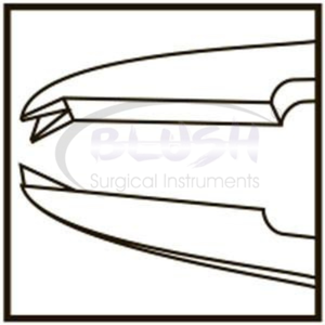 Pinces à suture sclérale 0,75 mm en titane, instrument chirurgical ophtalmique réutilisable, outil de chirurgie oculaire certifié CE par Blush Surgical - Product Image 5