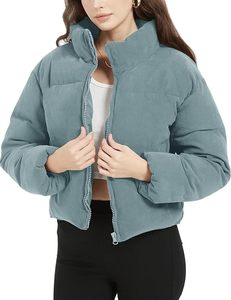 Women's Lightweight <b>Packable</b> Hooded Winter Quilted Puffer <b>Jacket</b> Detachable Sleeves Hat Zipper Closure Waterproof Wool Polyester - Product Image 2