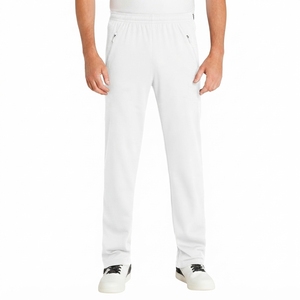 Custom Men's Athletic Track Pants Lightweight <b>Training</b> <b>Trousers</b> with Elastic Waist and Zipper Pockets for Fitness - Product Image 1
