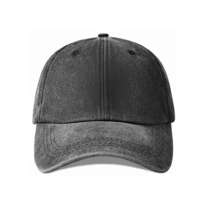 Unisex Gray 6-Panel <b>Baseball</b> <b>Cap</b> Solid Color Cotton Jersey Fitted Casual Hat Spring Summer Adult Size 56-58CM - Product Image 5