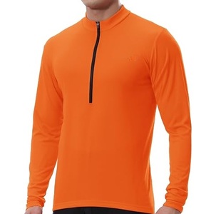 Camisetas de Ciclismo MTB Personalizadas de Alta Calidad, Transpirables, de Secado Rápido, con Media Cremallera, para Hombre, 100% Poliéster - Product Image 1