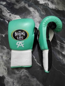 No Boxing No Life High Quality MMA Boxing <b>Gloves</b> PU Lace-up Breathable Lightweight Non-Slip Adjustable Wrist Strap Adult Use - Product Image 1