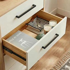 Servicio ODM: Herrajes Modernos de Aleación de Zinc Negro Mate con Barra Cuadrada para Gabinetes de Cocina, Cajones de Baño y Muebles - Product Image 5
