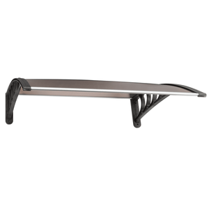 Cubierta Impermeable Marrón de 40*38 Pulgadas con Soporte Negro para Puertas y Ventanas, Similar a 27539880 para Persianas - Product Image 5