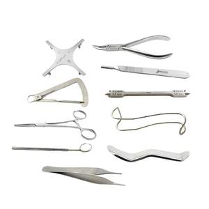 DOM Med Dynamic Stainless Steel Surgical <b>Dental</b> Kit Manual Power Source TUV Certified Class III Oral Surgery/Implant Dissection - Product Image 1