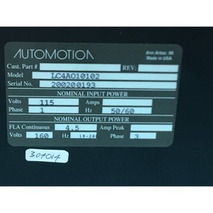 ระบบควบคุมมอเตอร์ไฟฟ้ากระแสตรง Automotion LC4AO1010, ATS, Sub - อุปกรณ์และอะไหล่เซมิคอนดักเตอร์ระดับโลกที่เชื่อถือได้ - Product Image 6