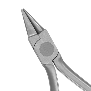 Pince à bec d'oiseau pour fil léger avec rainure, instrument dentaire orthodontique en acier inoxydable pour pliage de fil de précision et formation de boucles - Product Image 1