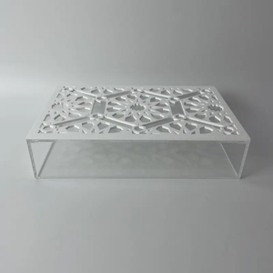 ArabiaTimber Pearl Box Premium Artisan Wooden MOP <b>Acrylic</b> Candy Organizer for Ramadan 2027, Eid Gifting & Luxury Iftar Styling - Product Image 6