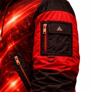 Blouson Bomber Unisexe Tendance en Gros, Veste Coupe-Vent Techwear, Fabrication Directe Usine Pakistan, OEM, Marque Privée - Product Image 5