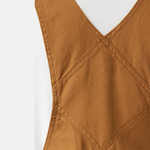 Combinaison de travail unisexe en coton, marron, confortable, durable, respirante, certifiée CE, ignifuge, vêtements de sécurité - Product Image 4