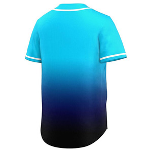 Maillots de baseball 100 % polyester respirants et à séchage rapide pour adultes, manches courtes, col en V, vêtements de sport pour équipes, unisexe, baseball, softball - Product Image 5