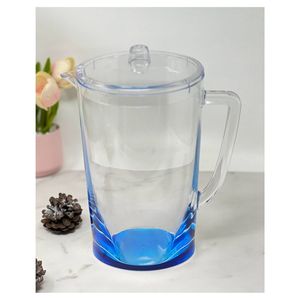 Caraffa per Acqua in Plastica Infrangibile da 2,75 Quarti con Design Ovale a Halo, Caraffa per Succo Senza BPA con Beccuccio - Product Image 3