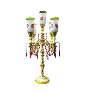 Support de bougie décoratif moderne nordique en métal de luxe fait main pour mariages et événements, style candélabre - Product Image 2