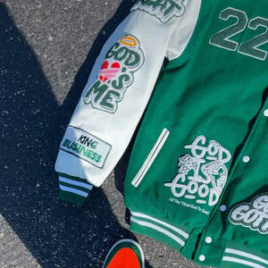 DISCOVER IMPEX Chaqueta Bomber Clásica Unisex de Invierno Gruesa con Estampado Puff - Product Image 4