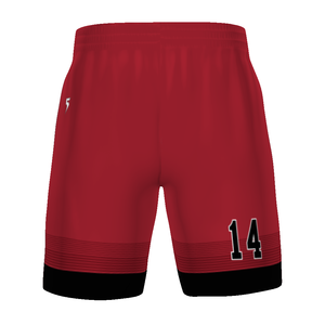 Shorts de football décontractés rétro pour hommes, shorts d'entraînement de football personnalisés en tricot, 100% polyester, séchage rapide, respirant, pas cher, en gros - Product Image 6