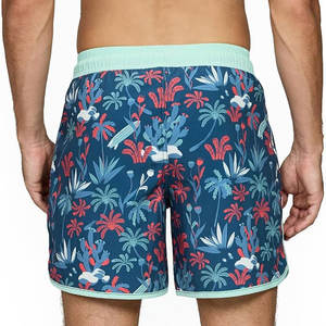 กางเกงขาสั้นลำลองสำหรับผู้ชายกางเกงขาสั้นผ้าฝ้ายระบายอากาศได้ดีพิมพ์ลายซับลิเมชันด้วยการ100% ออกแบบโลโก้ได้ตามต้องการ - Product Image 2