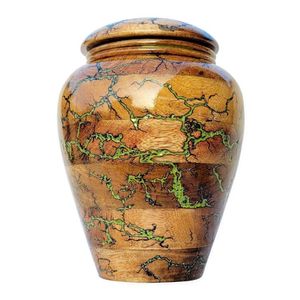 Classic Handmade Wooden <b>Ashes</b> Urn <b>Box</b> Premium Memorial Cremation Keepsake Elegant Funeral Storage Decorative Adult Urn - Product Image 1