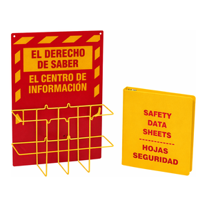 Organisateur de bureau mural multifonctionnel pour fiches de données de sécurité (FDS) et conformité RTK espagnole, pour la sécurité chimique sur le lieu de travail - Product Image 3