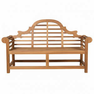 Best Selling Sturdy Indonesian Teak Marlboro Teak Garden <b>Bench</b> Seater Furniture with Rolled Armrest for Backyard Deck Lounging - Product Image 1