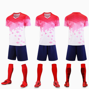 Men's Black Geometric Print Soccer Jersey Set Short Sleeve V-Neck Moisture Wicking Polyester Uniforms All Seasons <b>Athletic</b> Fit - Product Image 5