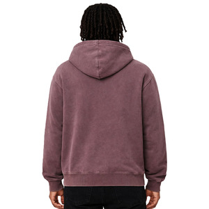 เสื้อฮู้ดดี้ผ้าฝ้ายฟลีซวินเทจทรงโอเวอร์ไซส์สำหรับผู้ชาย สวมใส่สบาย สไตล์สตรีทแวร์ รับสกรีนโลโก้ ผ้าหนา น้ำหนักมาก สั่งซื้อขั้นต่ำน้อย จัดส่งจำนวนมาก - Product Image 3