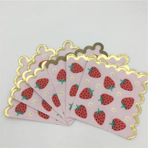 Wholesale OEM/ ODM Customized <b>Color</b> Strawberry Printed Christmas Custom Decorative <b>Tissue</b> <b>Paper</b> Napkins - Product Image 3