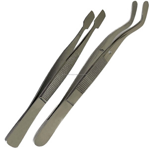 Pinzas Quirúrgicas de Acero Inoxidable, Juego de Instrumentos de Precisión para Disección, Manual para Uso en Laboratorio y Quirófano - Product Image 1