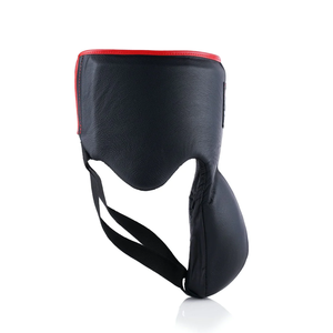 Protector Inguinal de Boxeo de Alta Calidad, Hecho a Medida, de Cuero PU Duradero y Cómodo, con Logotipo Blanco y Dorado, Equipo de Protección para Entrenamiento - Product Image 6