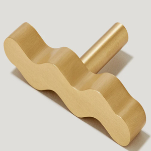 Twist T-Cabinet <b>Knob</b> New Design Metal <b>Knobs</b> Modern Matt <b>Black</b> Brass <b>Knob</b> Minimalist Drawer <b>Knob</b> - Product Image 4