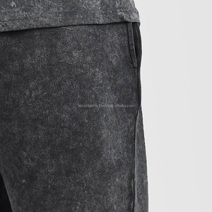 Pantalones cortos de trabajo transpirables personalizables al por mayor para hombre mezcla de algodón y poliéster medio pantalón tela suave calidad superior con logotipo - Product Image 3