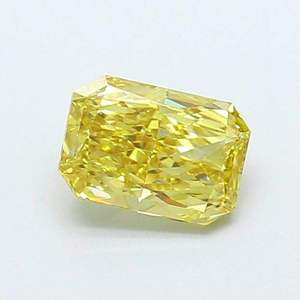 Diamant Jaune Fantaisie Intense 0,97 CT Taille Radiant, Cultivé en Laboratoire, pour Fabrication de Bijoux, VS1 Certifié IGI, CVD, Percé au Laser, Diamant JC - Product Image 1