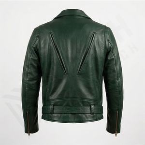 Veste en cuir pour moto NAI-0526A, manteau de motard tendance, vêtements de moto robustes, équipement de protection pour la conduite, couleur personnalisable - Product Image 2