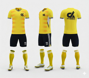 Camisetas de Fútbol para Hombre Adulto, 100% Poliéster, Transpirables, Manga Corta - Product Image 6