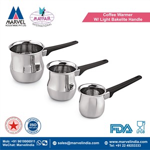 Juego de 3 Piezas de Ollas y Cacerolas de Acero Inoxidable con Mango de Baquelita, Ecológico, Apto para Lavavajillas, Acabado Cromado - Product Image 2