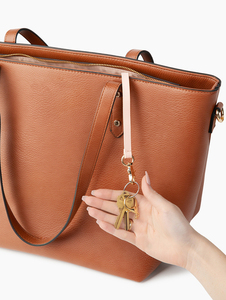 Sac fourre-tout en cuir véritable marron, couleur unie, fermeture à glissière, style minimaliste pour un usage quotidien, sac fourre-tout de travail - Product Image 6