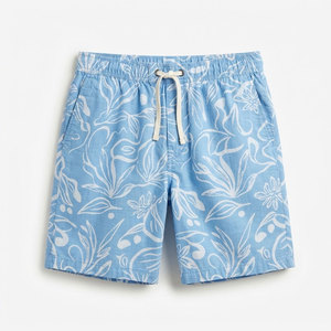 Lightweight Printed <b>Shorts</b> Men Custom Drawstring Casual Summer <b>Shorts</b> For Beach <b>Travel</b> Outdoor Training Athletic Sportswear - Product Image 1