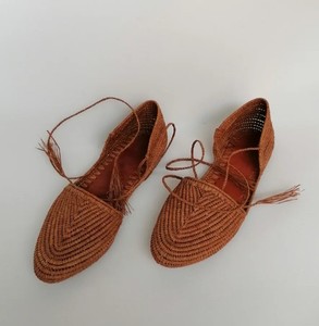 Sandales en raphia naturel, chaussures en raphia pour femmes, mules en raphia faites à la main, sandales d'été, cadeau pour elle, raphia marocain - Product Image 1