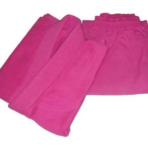 Uniforme de Karate Rosa para Niñas, 100% Algodón, Resistente, Ropa de Artes Marciales, Corte Regular, Talla Infantil - Product Image 2