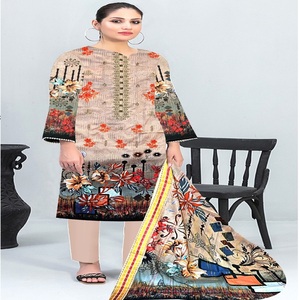 ชุด Punjabi สำหรับผู้หญิงเสื้อผ้าปากีสถานและอินเดียเสื้อผ้าปากีสถาน salwar kameez - Product Image 5