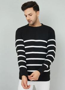 Men's Stylish <b>Cable</b> Pattern Knitwear Comfortable Everyday Winter Knit Sweater On Sale Price By Supplier - Product Image 4